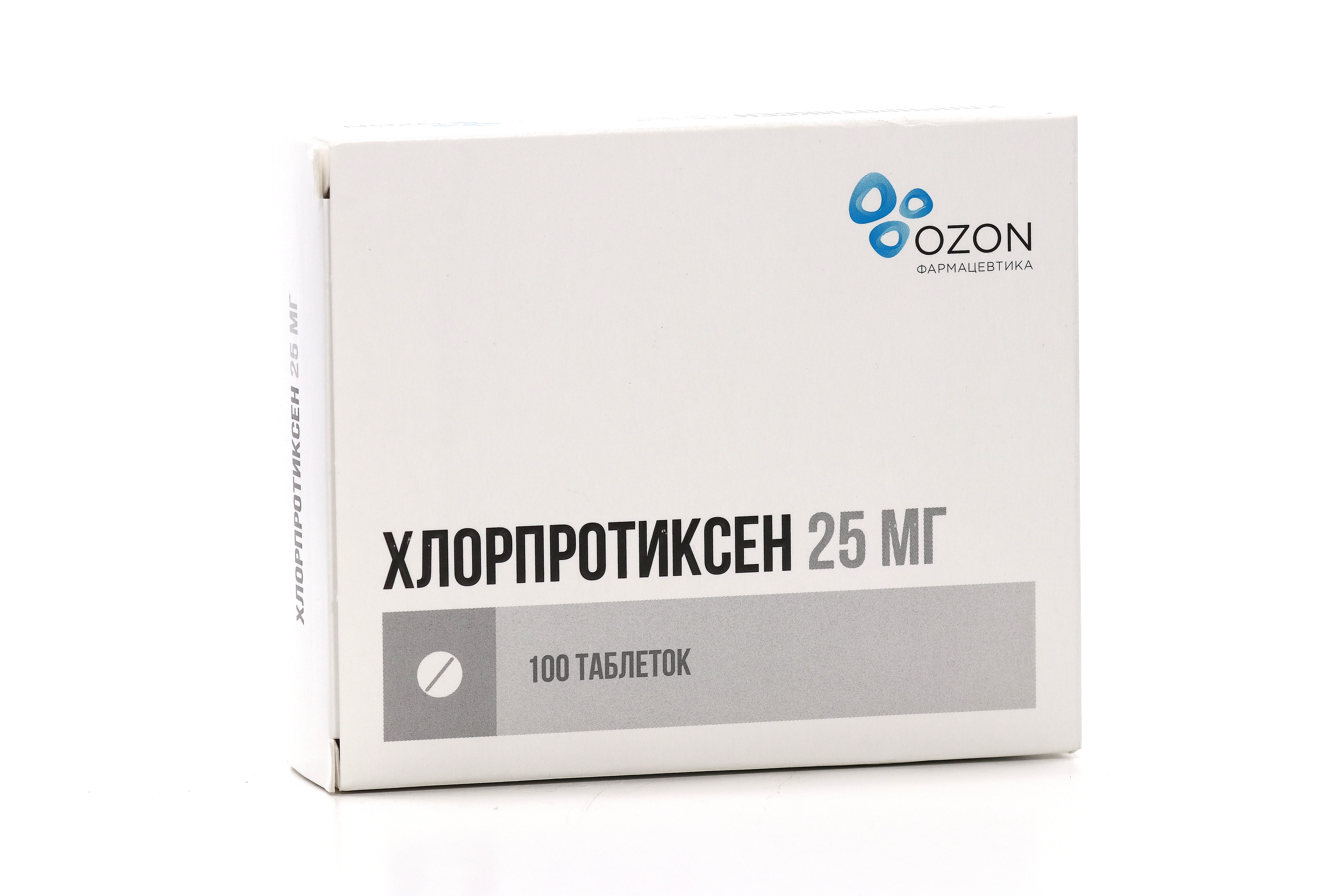 Хлорпротиксен, 25 мг, 100 шт, таблетки покрытые пленочной оболочкой – купить  по цене 840 руб. в интернет-магазине Аптеки Плюс в Новоалександровке