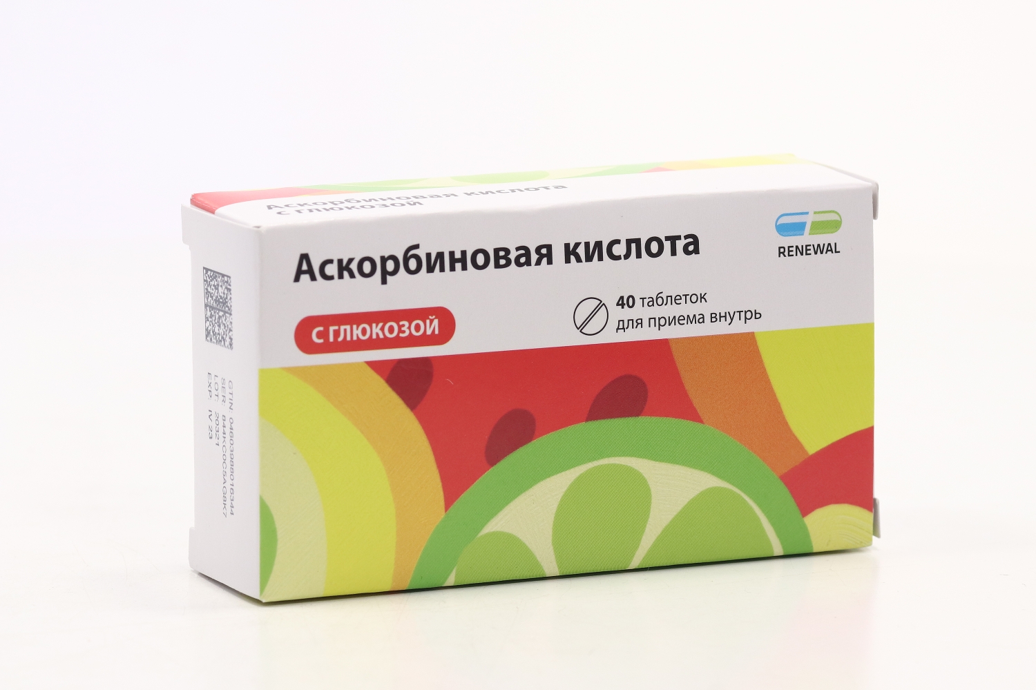 Аскорбиновая кислота с глюкозой, 40 шт, таблетки – купить по цене 108 руб.  в интернет-магазине Аптеки Плюс в Ухте