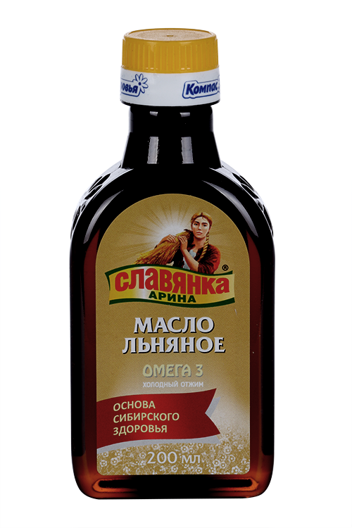 Масло Славянка Арина Омега 3 льняное, 200 мл – купить по цене 88 руб. в ...