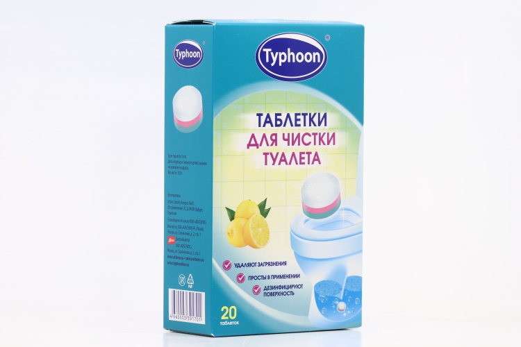 Typhoon таблетки для чистки туалета