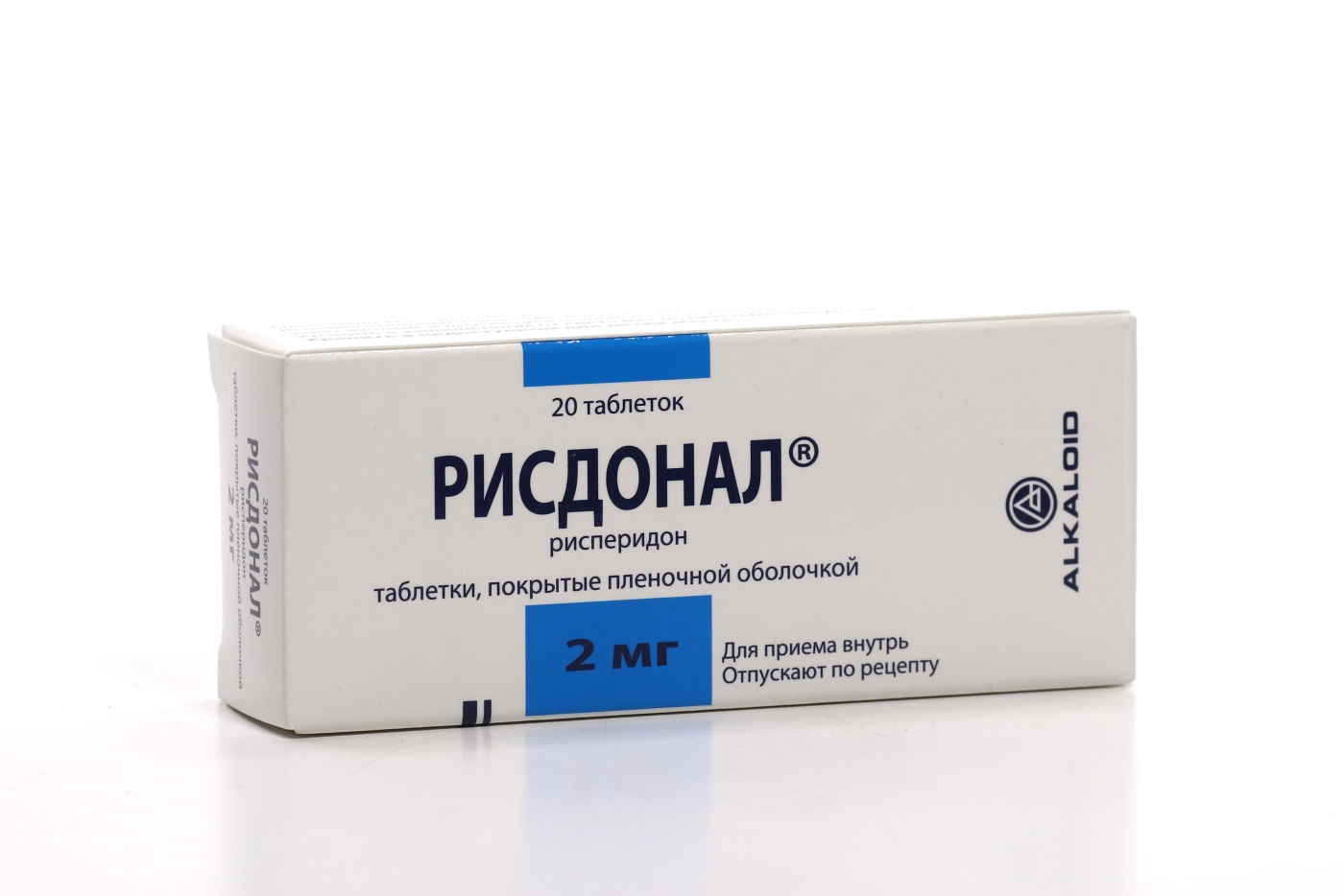 Рисдонал 2 мг, 20 шт, таблетки покрытые пленочной оболочкой Алкалоид –  купить по цене 127 руб. в интернет-магазине Аптеки Плюс в Льве Толстое