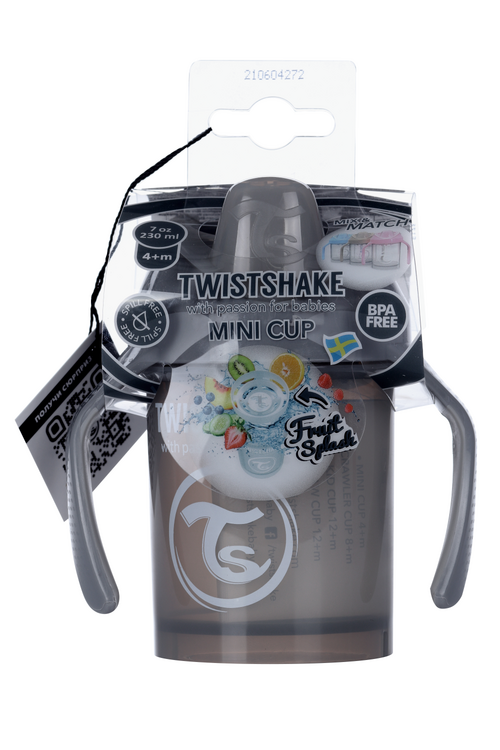 Поильник-непроливайка Twistshake Mini Cu (с 4 мес), 230 мл