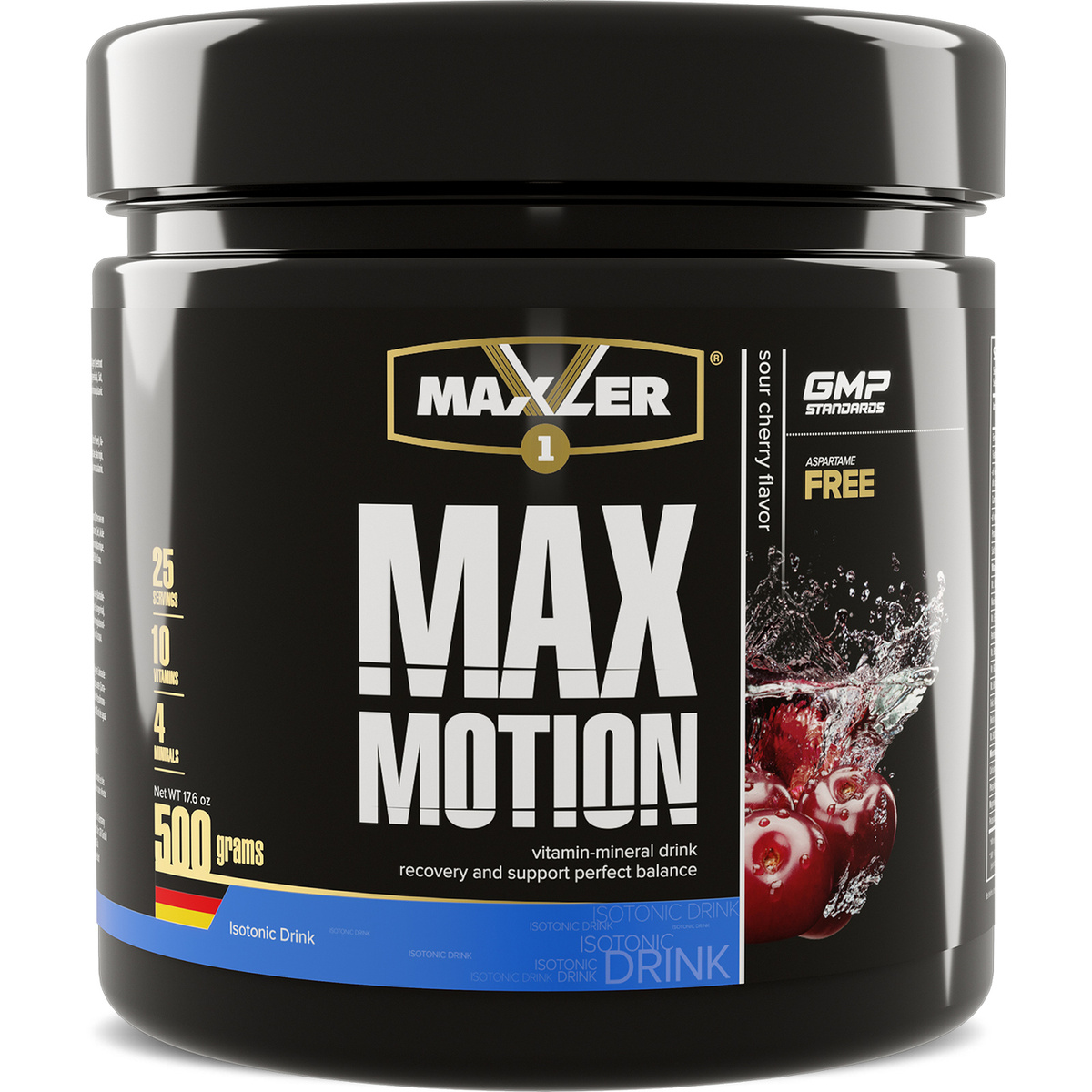 Изотоник MAXLER max motion cherry, 500 г