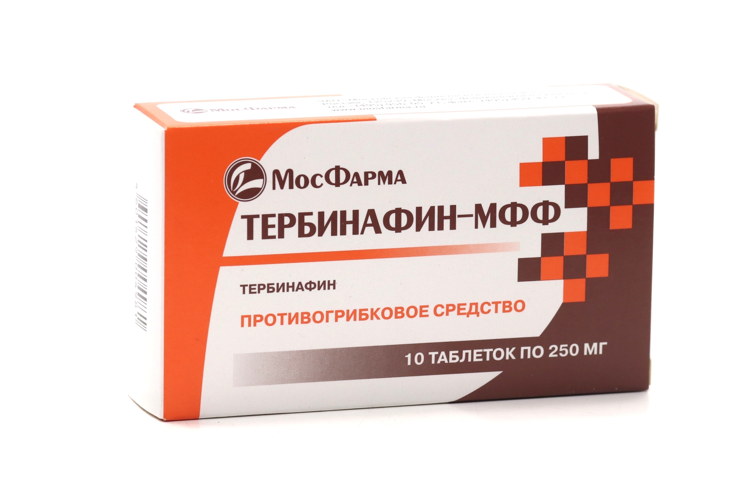 Тербинафин-МФФ 250 мг, 10 шт, таблетки – купить по цене 126 руб. в  интернет-магазине Аптеки Плюс в Пензе