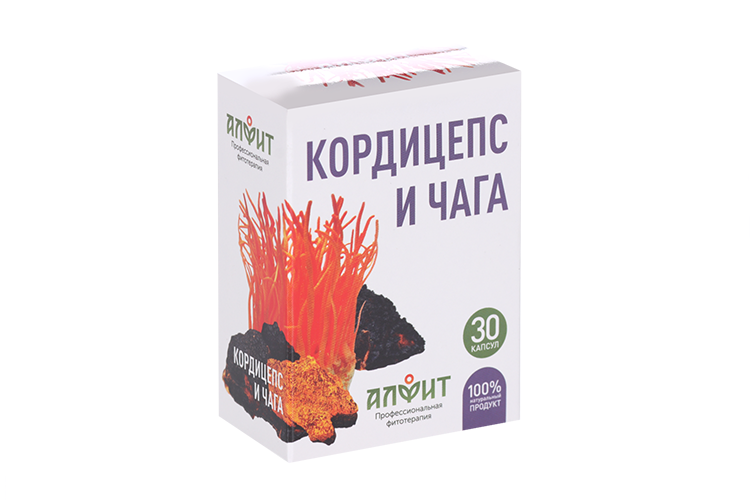 Кордицепс и чага, 30 шт, капсулы – купить по цене 532 руб. в интернет ...
