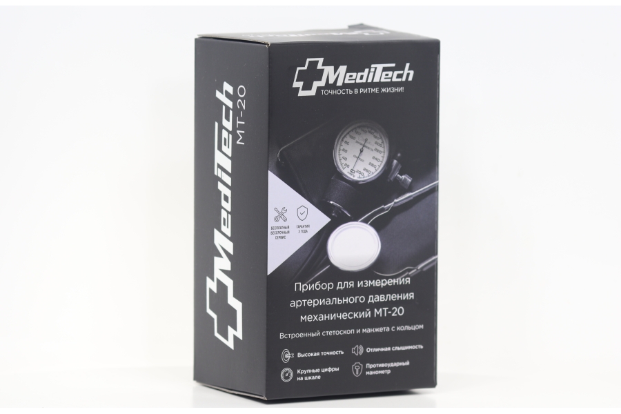 Тонометр MediTech МТ-20 механический – купить по цене 1168 руб. в ...