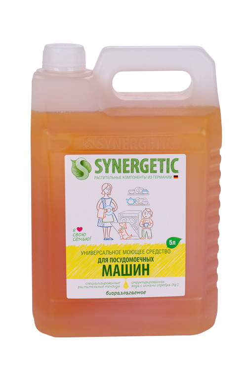 Средство универсальное для посудомоечных машин Synergetic, 5 л – купить ...