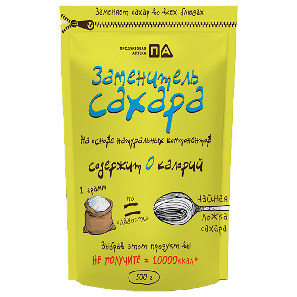 Заменитель сахара Продуктовая Аптека 1 Ложка, 500 г, порошок – купить по  цене 552 руб. в интернет-магазине Аптеки Плюс в Анжеро-Судженске