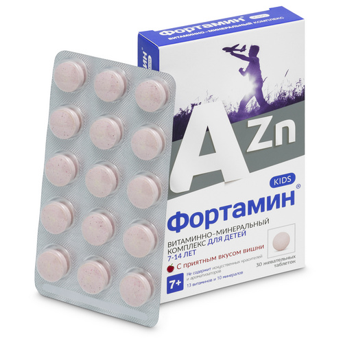 Витаминно-Минеральный компл Фортамин от А до Цинка д/детей 7-14 лет ...