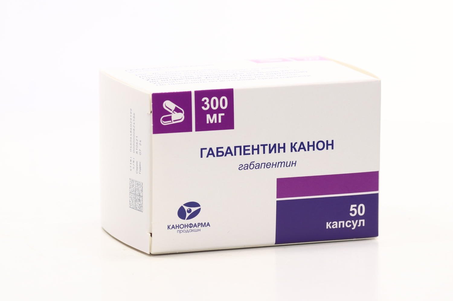 Габапентин Канон 300 мг, 50 шт, капсулы – купить по выгодной цене в  интернет-магазине Аптеки Плюс в Навле