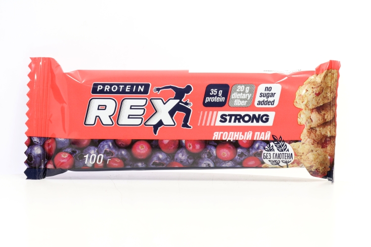 Батончик ProteinRex STRONG с высоким содержанием протеина со вкусом ...