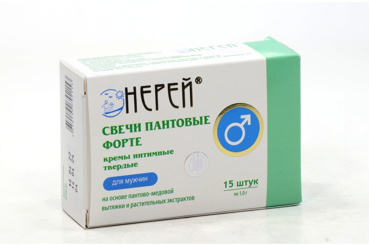 Свечи пантовые Нерей д/мужчин, 15 шт – купить по цене 1275 руб. в ...