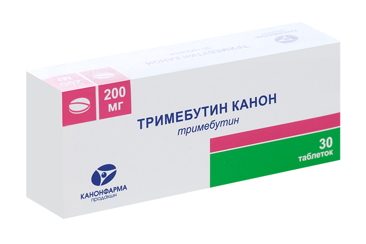 Тримебутин Канон 200 мг, 30 шт, таблетки – купить по цене 471 руб. в ...