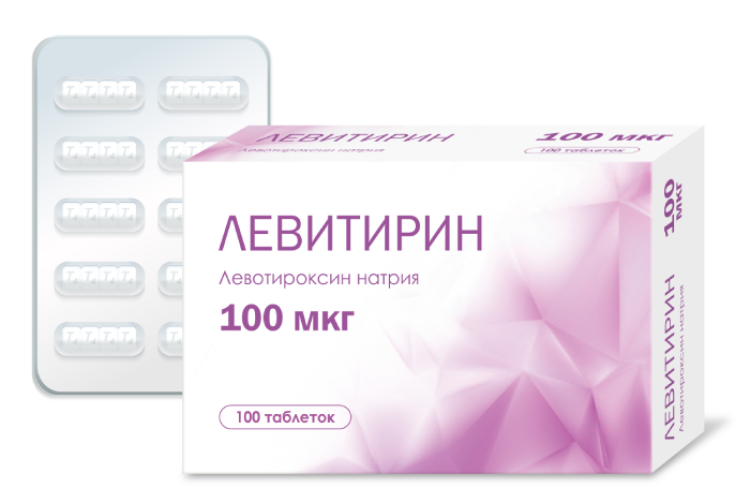Л-Тироксин Левитирин 100 мкг, 100 шт, таблетки – купить по цене 121 руб ...