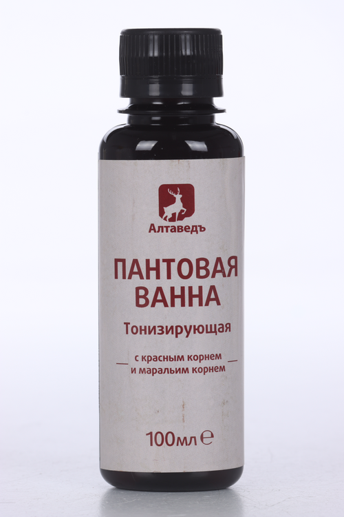 Пантовая ванна Алтаведъ Тонизирующая с красным корнем и маральим корнем ...