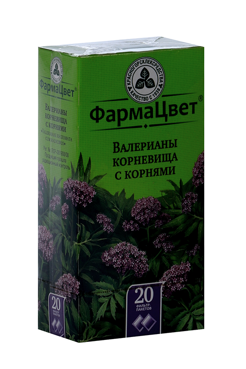 Валерианы корневища с корнями, 1,5 г, 20 шт, корневища с корнями порошок