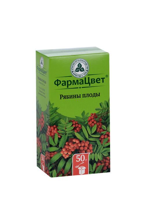 Рябины плоды ФармаЦвет, 50 г, сырье растительное Красногорск