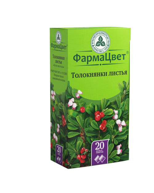 Толокнянки лист, 1,5 г, 20 шт, листья порошок