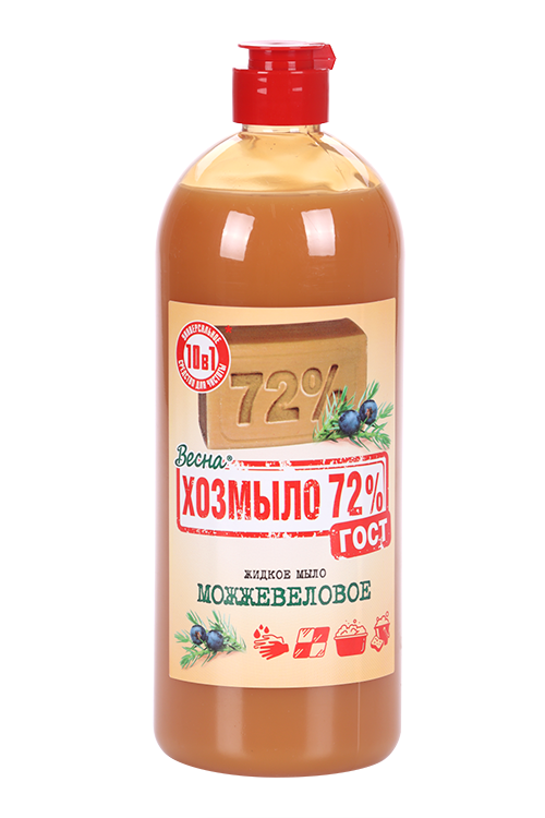 Мыло жидкое Весна Хозмыло 72% Можжевеловое 860 г – купить по цене 93 ...