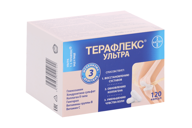 Терафлекс Ультра, 120 шт, капсулы – купить по цене 4055 руб. в интернет ...