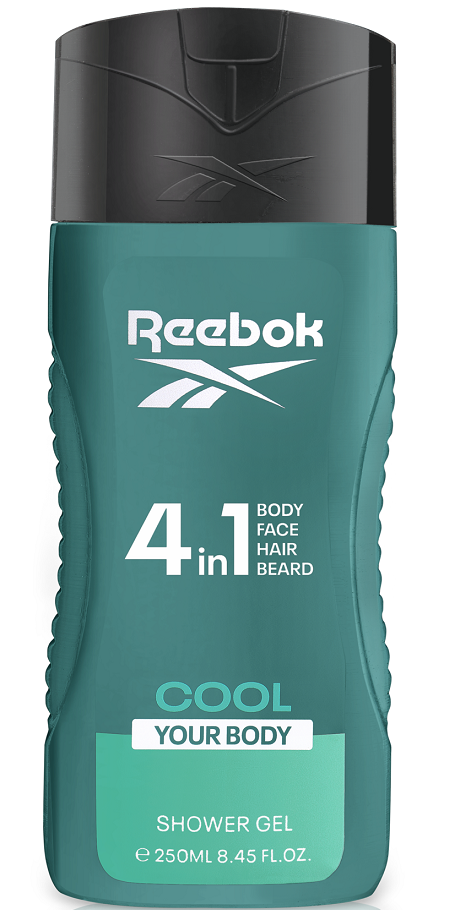 Гель для душа REEBOK для мужчин Cool Your Body, 250 ml