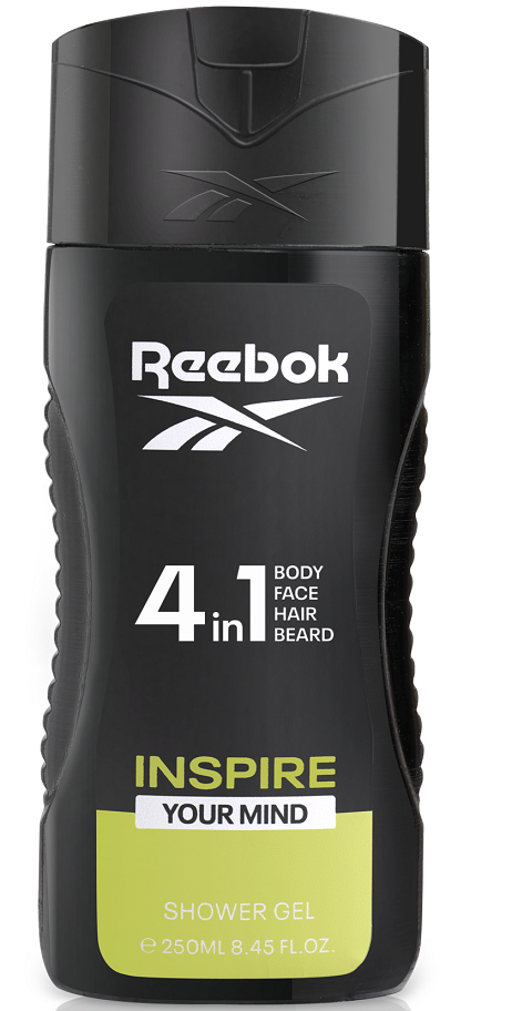 Гель для душа REEBOK для мужчин Inspire Your Mind, 250 ml