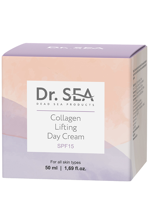 Крем-лифтинг для лица Dr. Sea дневной коллагеновый SPF15, 50 мл