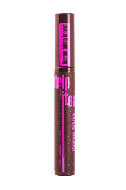 Тушь "Strip it Easy Thermo Tubing" RELOUIS объемная КОРИЧНЕВАЯ 9 г