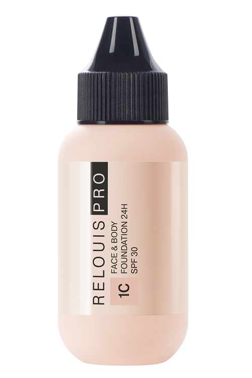 Крем тональный Face&Body Foundation 24H SPF30 RELOUIS тон:1С светлый холодный 30мл