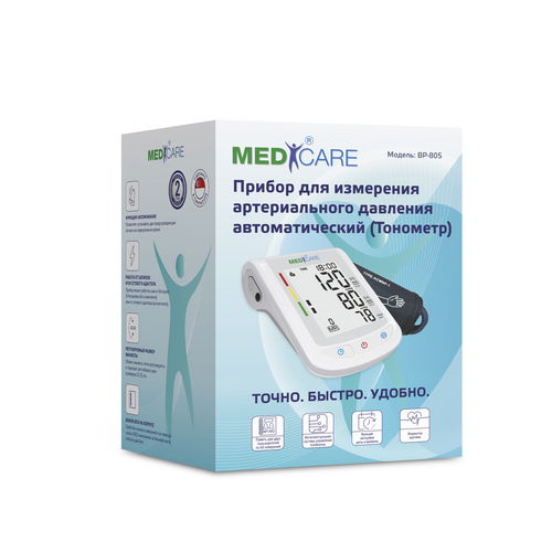 Тонометр автомат Медикеа BP805+адаптер