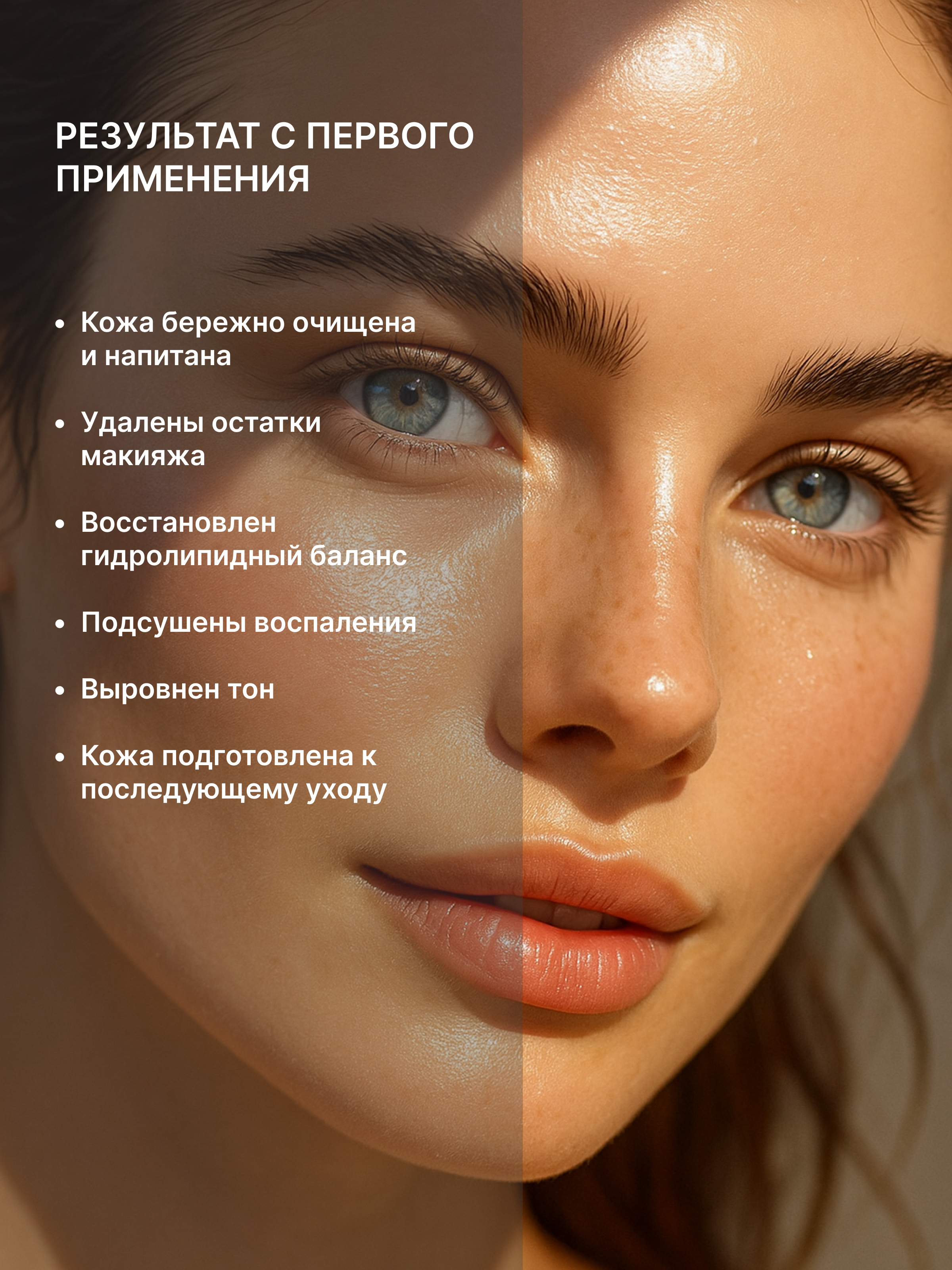 Пенка для умывания лица и снятия макияжа с витамином C, Мицелярка, Увлажняющее средство Dream Nature 170 мл