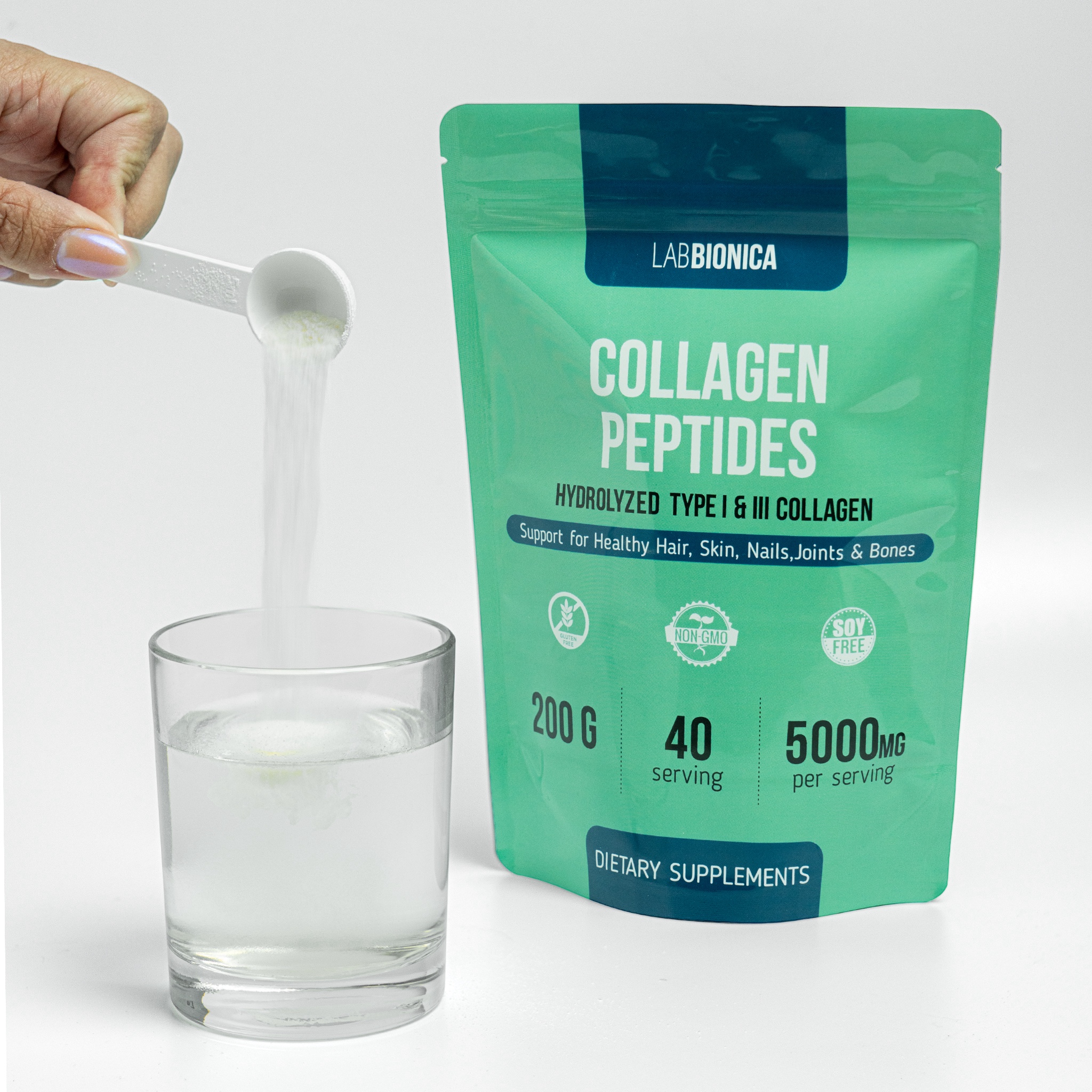 LABBIONICA Коллаген говяжий в порошке COLLAGEN PEPTIDE 5000 мг