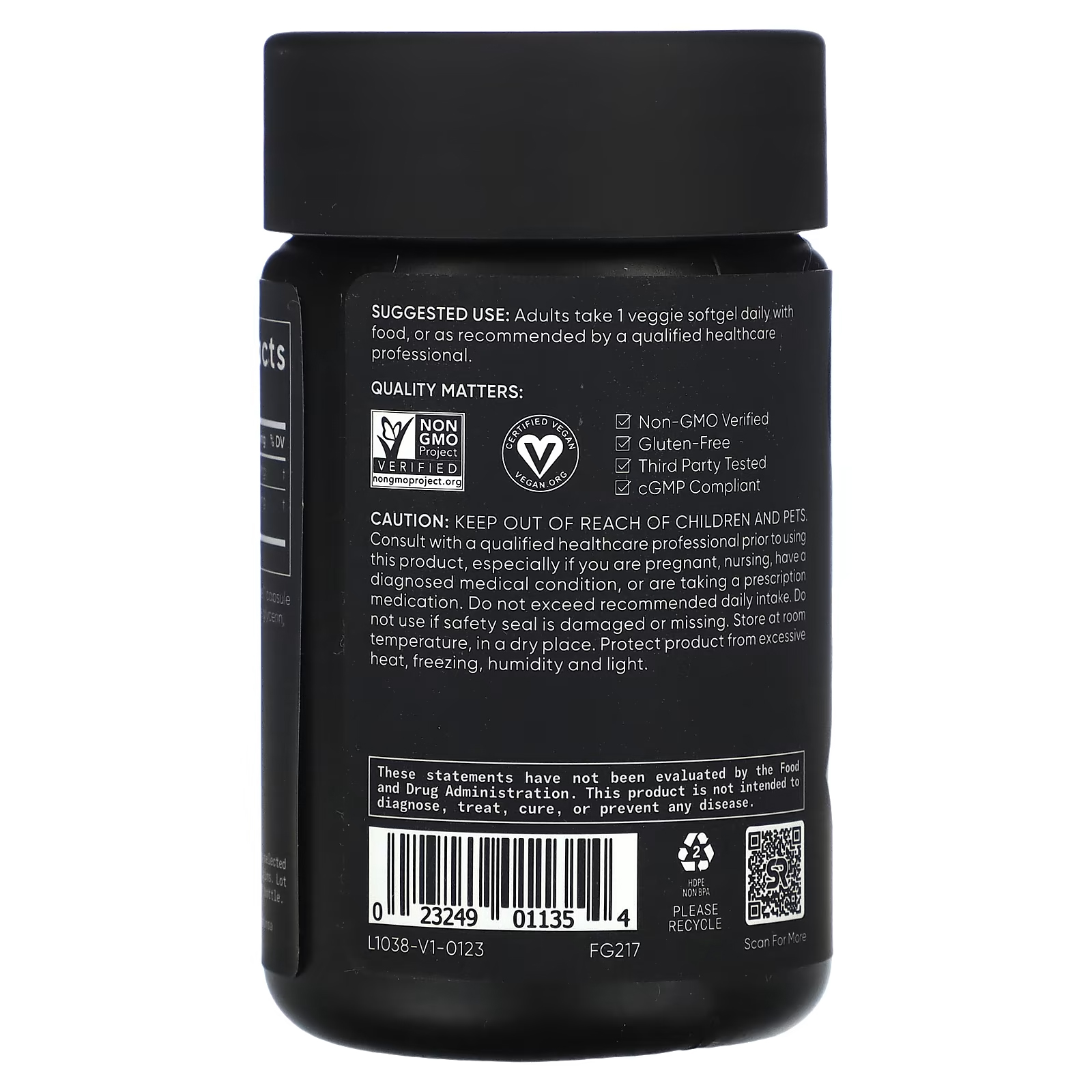 Коэнзим Q10 100 мг с пиперином, FG217 Sports Research, 120 капсул