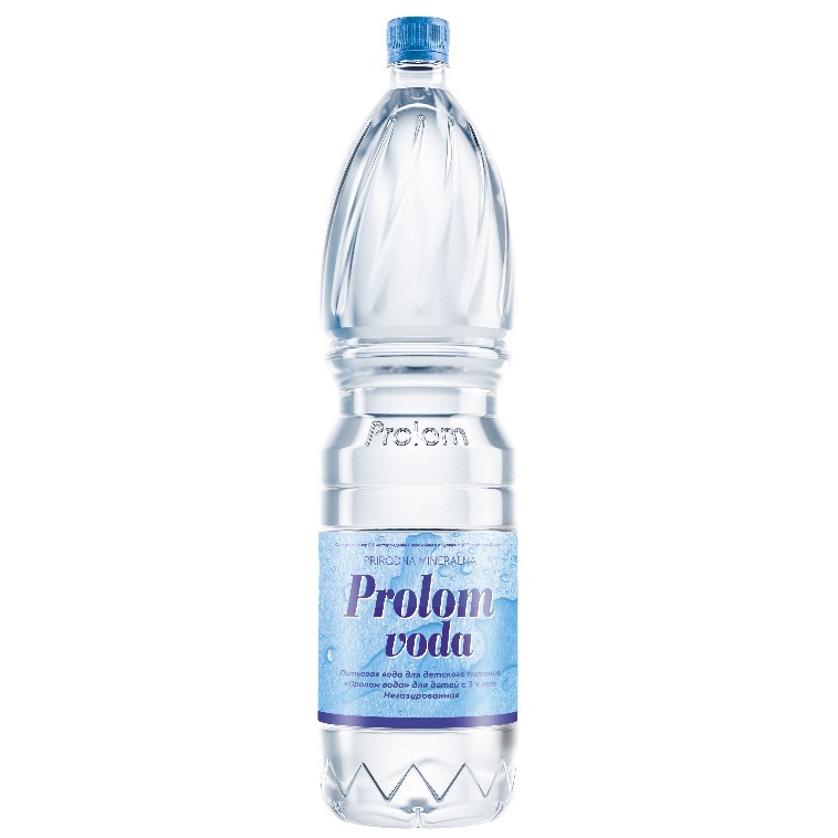 Пролом Вода (Prolom Voda) 1.5 л * 1 минеральная, негазированная, в пластиковой бутылке