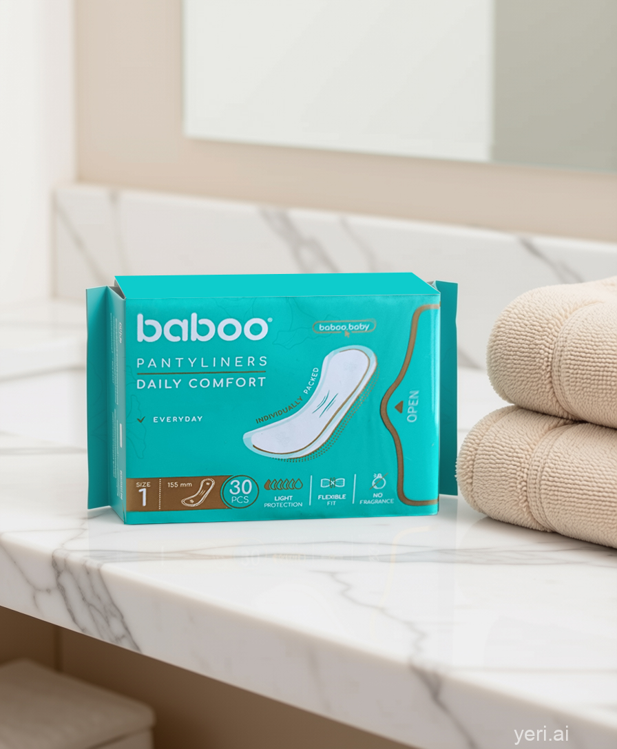 Прокладки женские ежедневные BABOO 30 шт