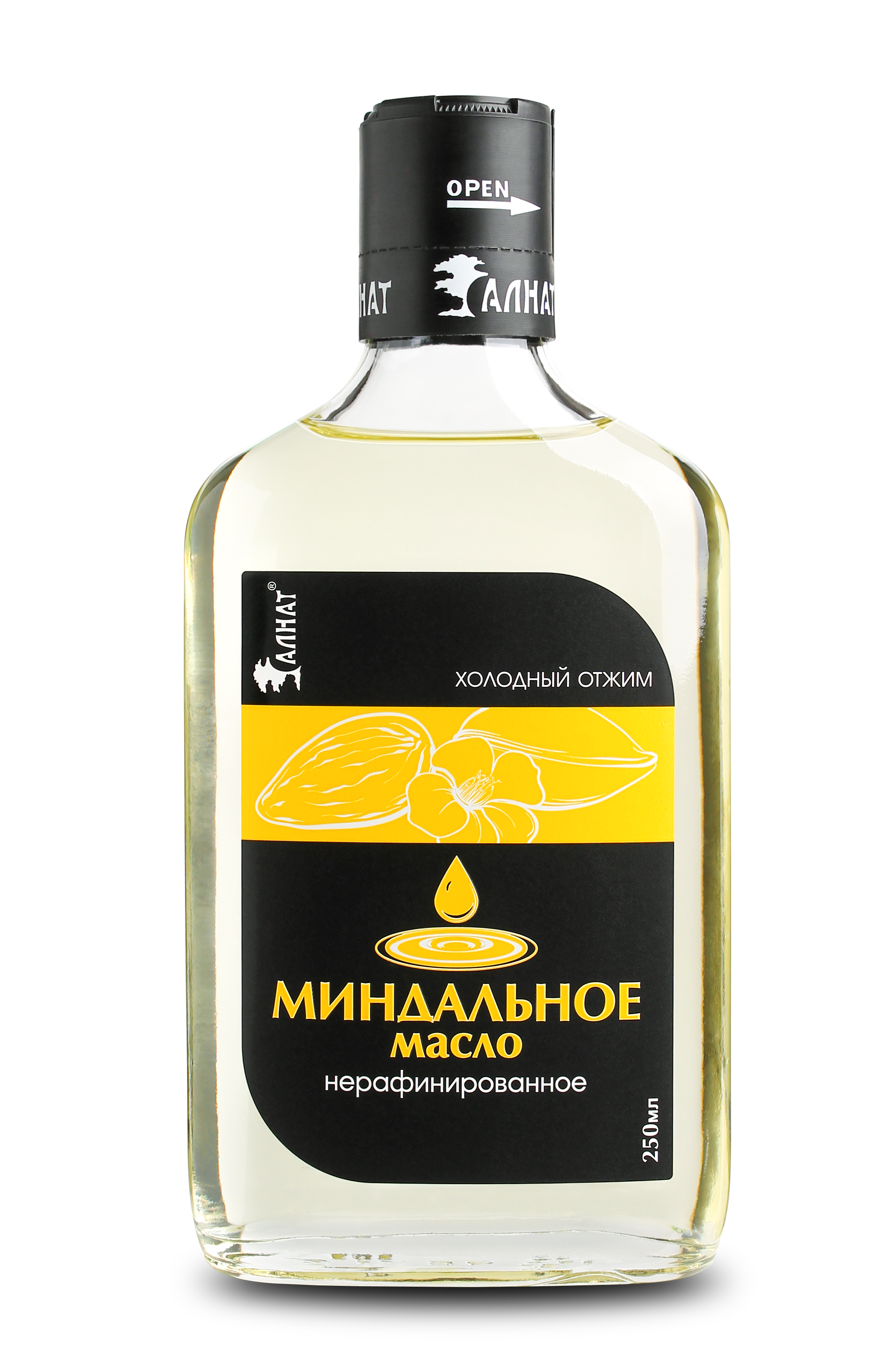 Миндальное масло натуральное 250 мл, АЛНАТ