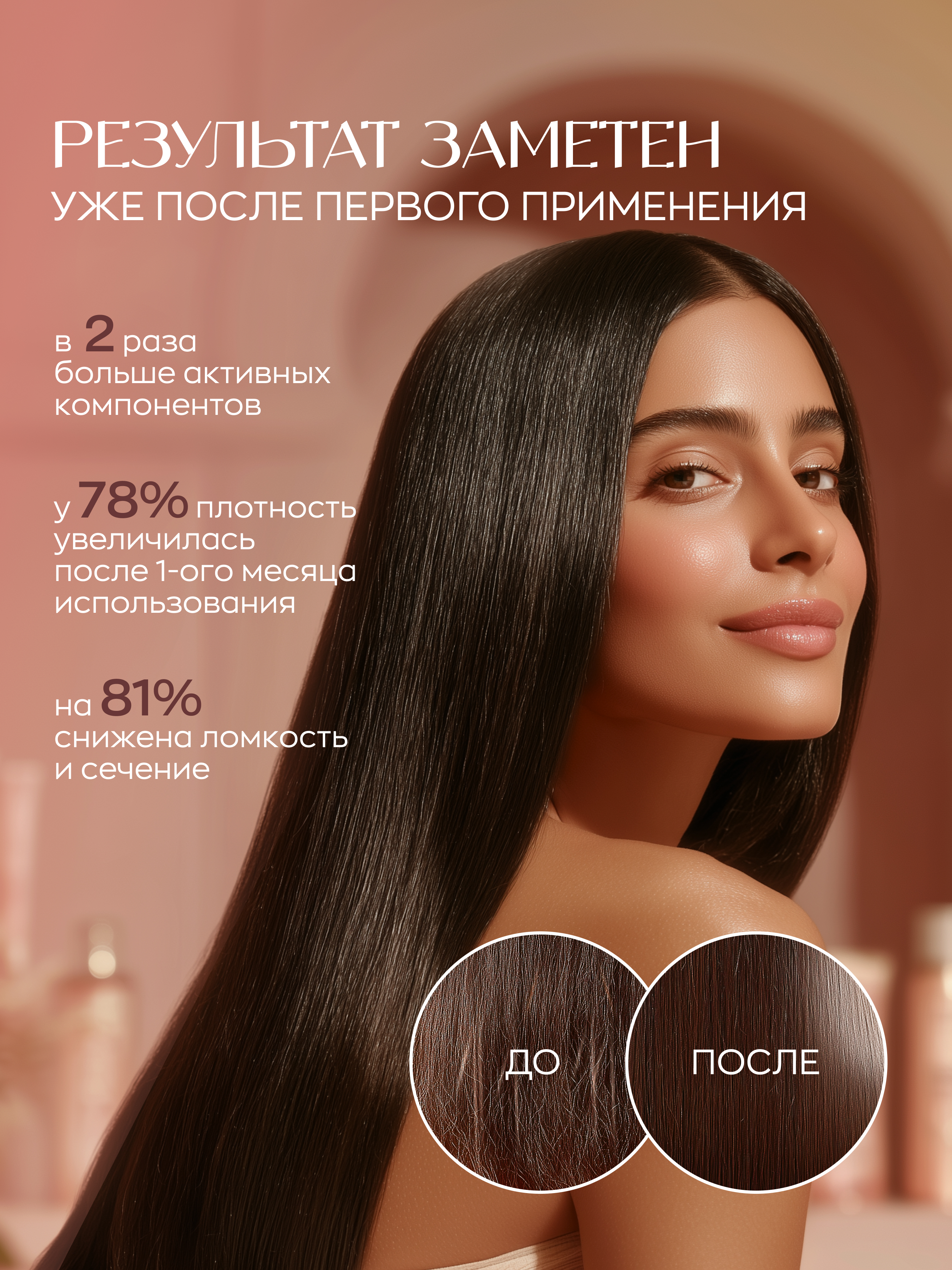 Маска для волос с кератином восстанавливающая, КАРМА, 300 мл