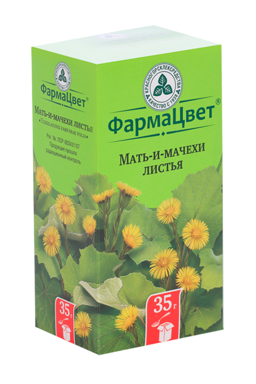 Мать-и-мачехи листья ФармаЦвет, 35 г, сырье растительное измельченное