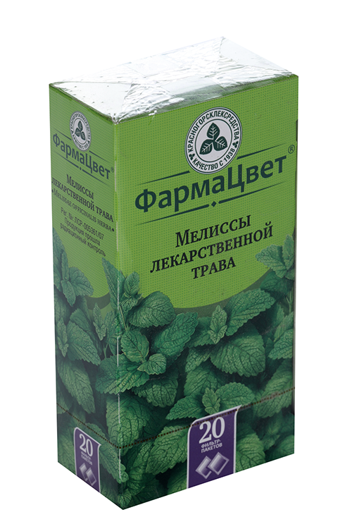 Мелиссы лекарственной трава, 1,5 г, 20 шт, сырье растительное-порошок Красногорск